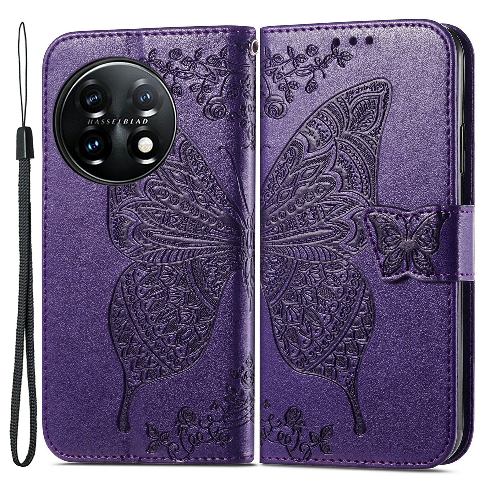 For OnePlus 11 5G PU Leather Shockproof Phone Case Imprinted Butterfly Flip Stand Wallet Cover For OnePlus 11 5G PU Leather Shockproof Phone Case Imprinted Butterfly Flip Stand Wallet Cover